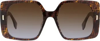 The Fendi First 53mm Square Sunglasses | Nordstrom