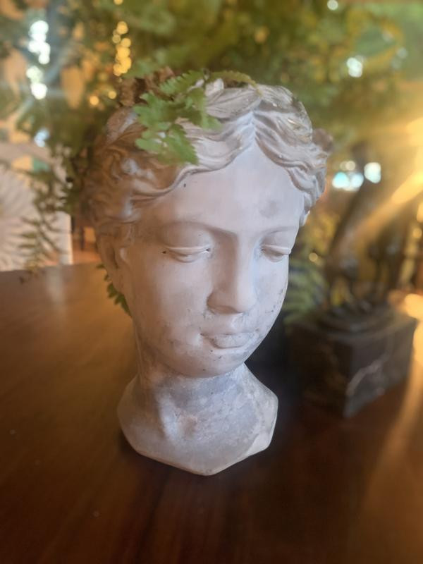 Grecian Bust Pot | Anthropologie (US)