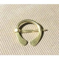 Forged Small Bronze Penannular Brooch | Etsy (US)