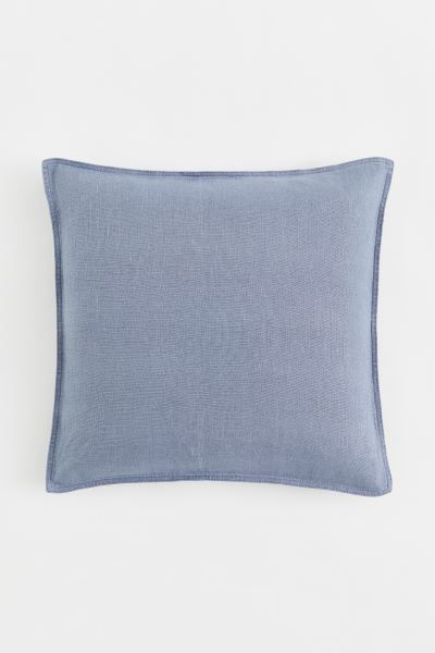 Washed Linen Cushion Cover - Taupe - Home All | H&M US | H&M (US + CA)