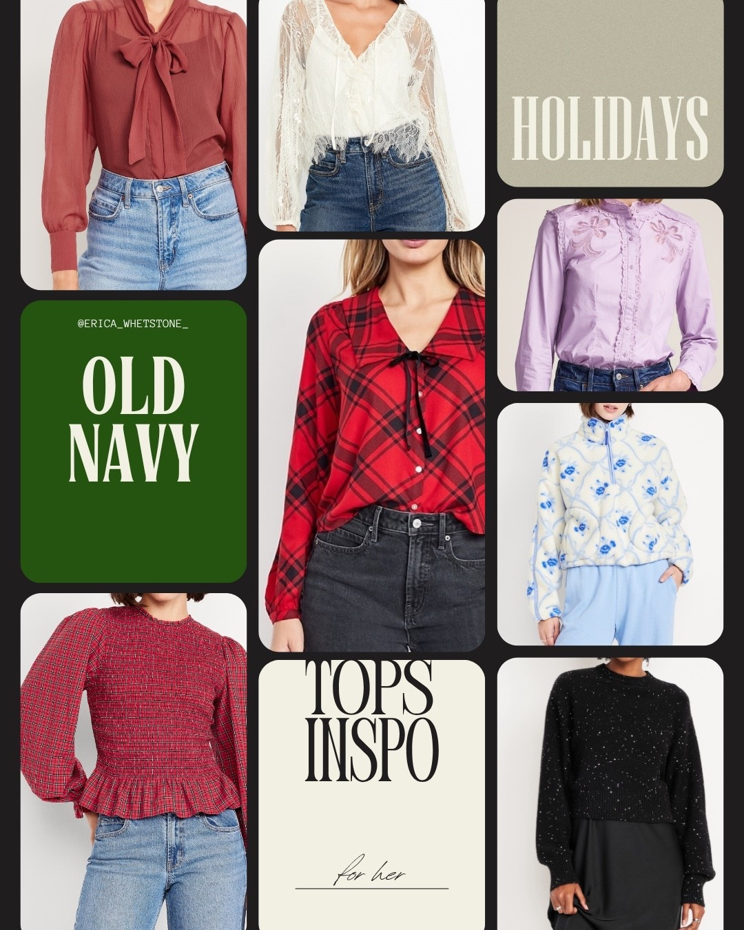 Old Navy always has the cutest tops for the Holiday season! 

#LTKHoliday #LTKSaleAlert #LTKmomlife