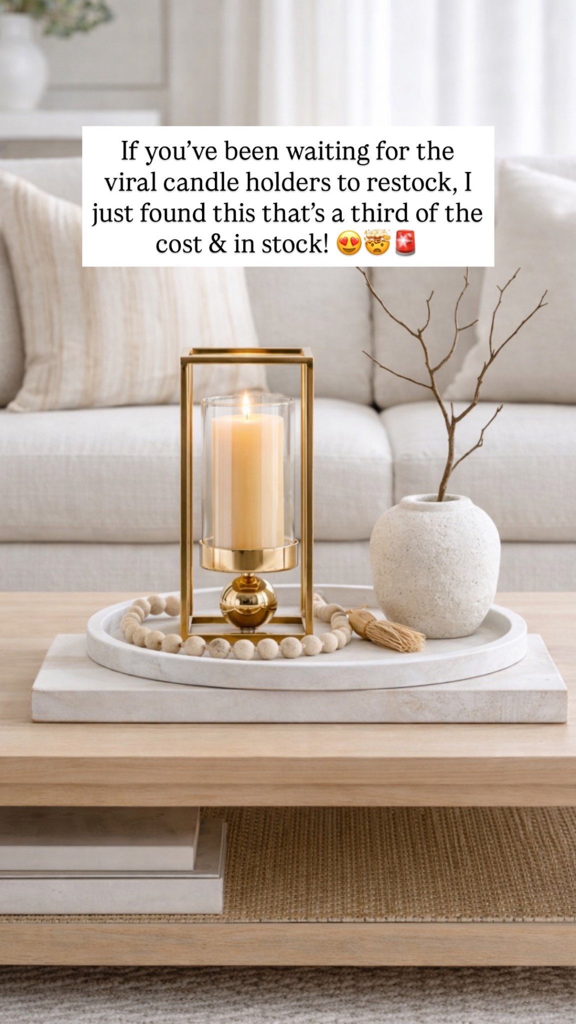 If you’ve been waiting for the viral candle holders to restock, I just found this that’s a third of the cost & in stock! 😍🤯🚨

#LTKSaleAlert #LTKHome