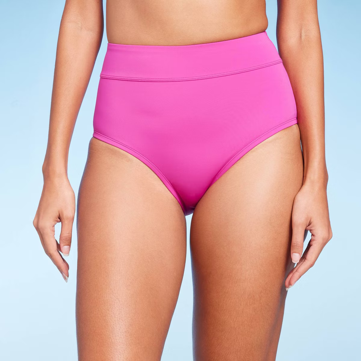 Women's Full Coverage Tummy Control High Waist Bikini Bottom - Kona Sol™ | Target