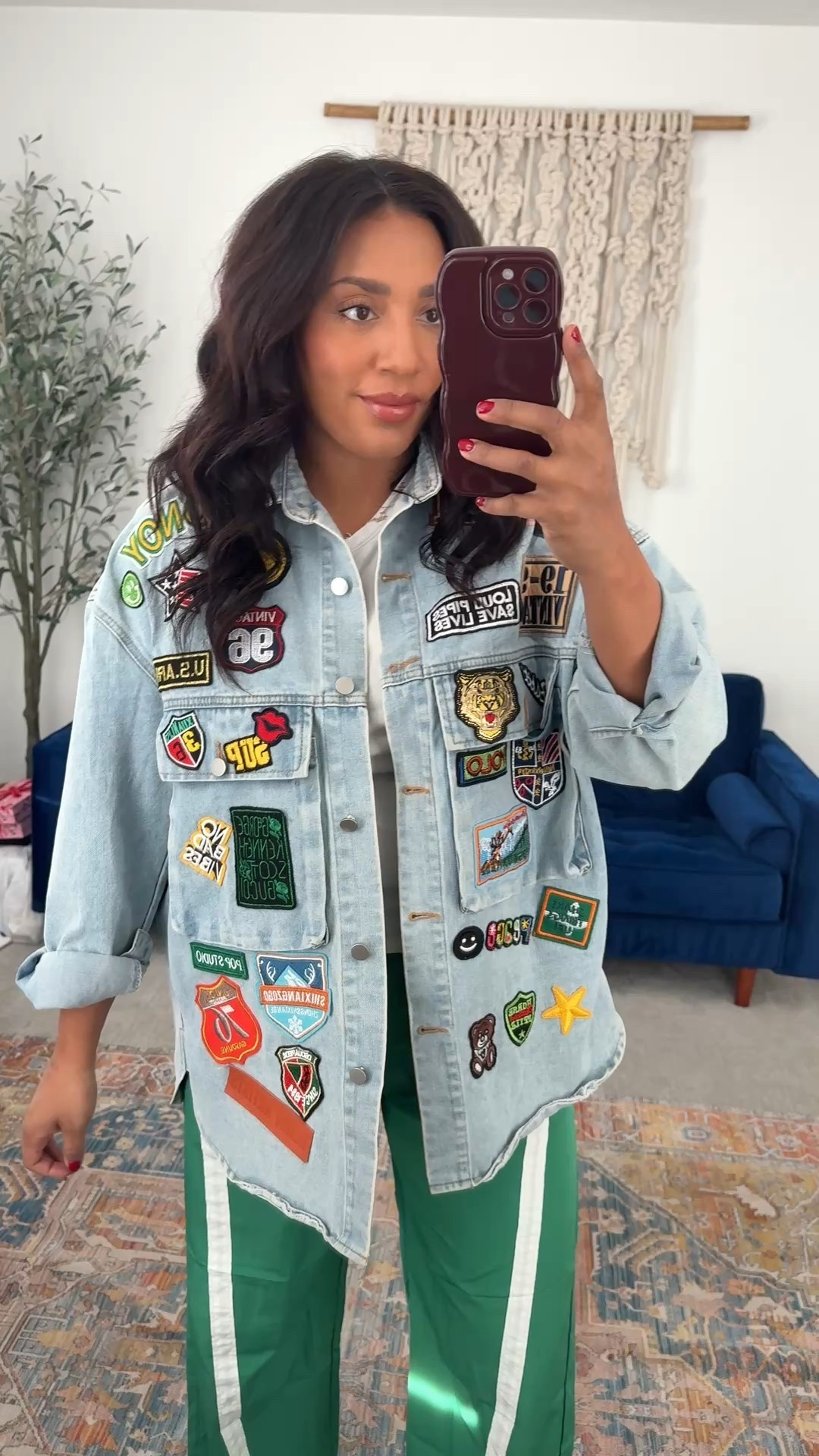 Today’s OOTD! One size in jacket, L pants they run tts!

#LTKFindsUnder50 #LTKMidsize #LTKootd