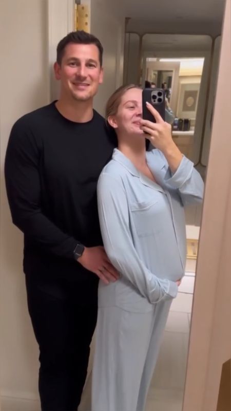 Super soft pjs made from sustainable bamboo fabric that’s temperature regulating which is the perfect pajama for pregnancy or any hot sleeper. Great gift for him or her. USE CODE sarahrose45 for 45% off Cozy Earth - early access to their Black Friday sale! 

#LTKbump #LTKmens #LTKGiftGuide