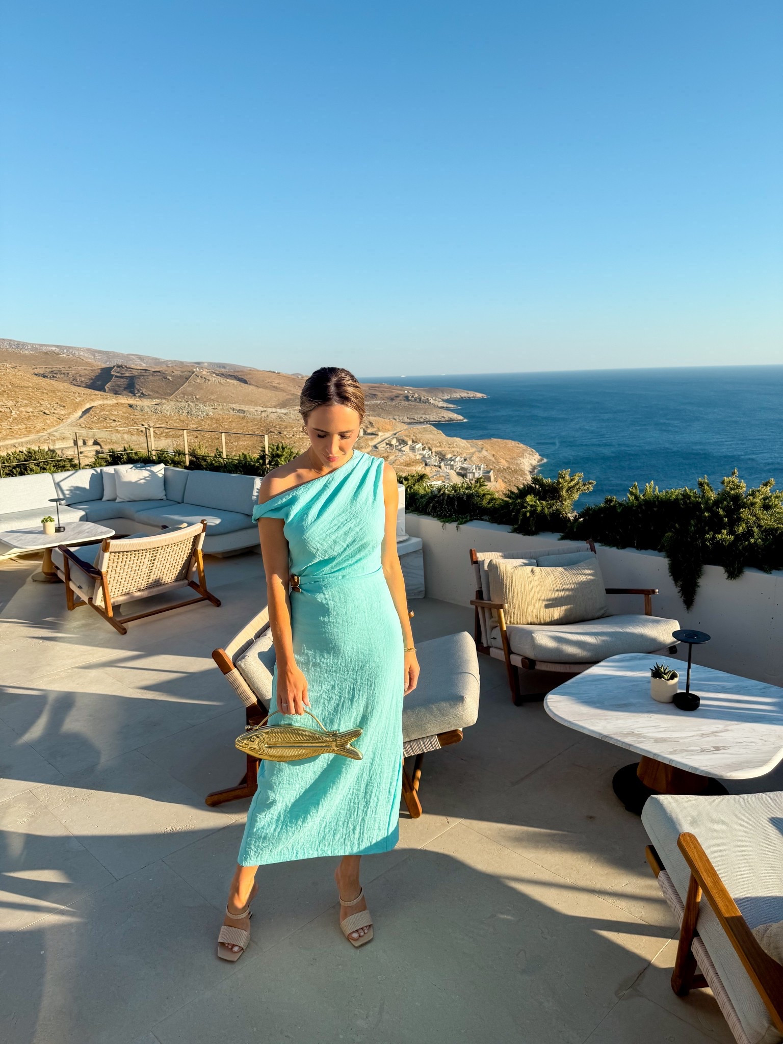 The perfect vacation dress! This bright blue popped in Greece and was so
Comfortable and easy to travel with. I also loved the affordable price tag. It’s definitely one I will wear over and over again  

#zara #zarafinds #vacationstyle #greece #bluedress #travelstyle 

#LTKOver40 #LTKTravel #LTKFindsUnder100