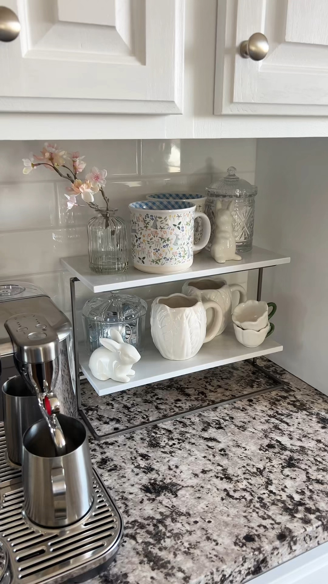 Spring coffee bar styling 🐇🌸

#LTKHome #LTKSeasonal
