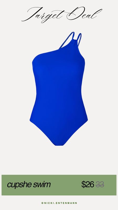 Cupshe swimsuits are on sale at Target! I love the color and cut on this one! 

Target swim, Target deal, one piece swimsuits, spring style, trending fashion 

#LTKsalealert #LTKstyletip #LTKswim