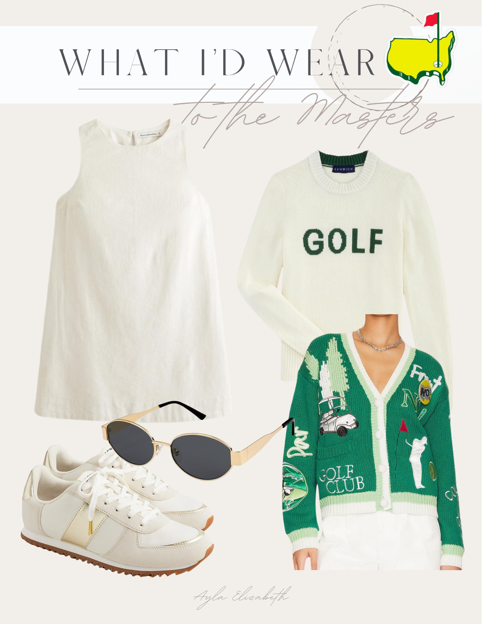 Outfit idea for going to the masters!!! #golf #masters #outfitidea 

#LTKSeasonal #LTKfindsunder100 #LTKfitness