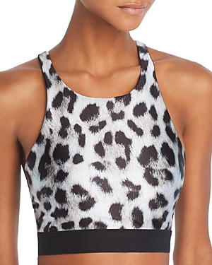 Terez Leopard Print Sports Bra | Bloomingdale's (US)