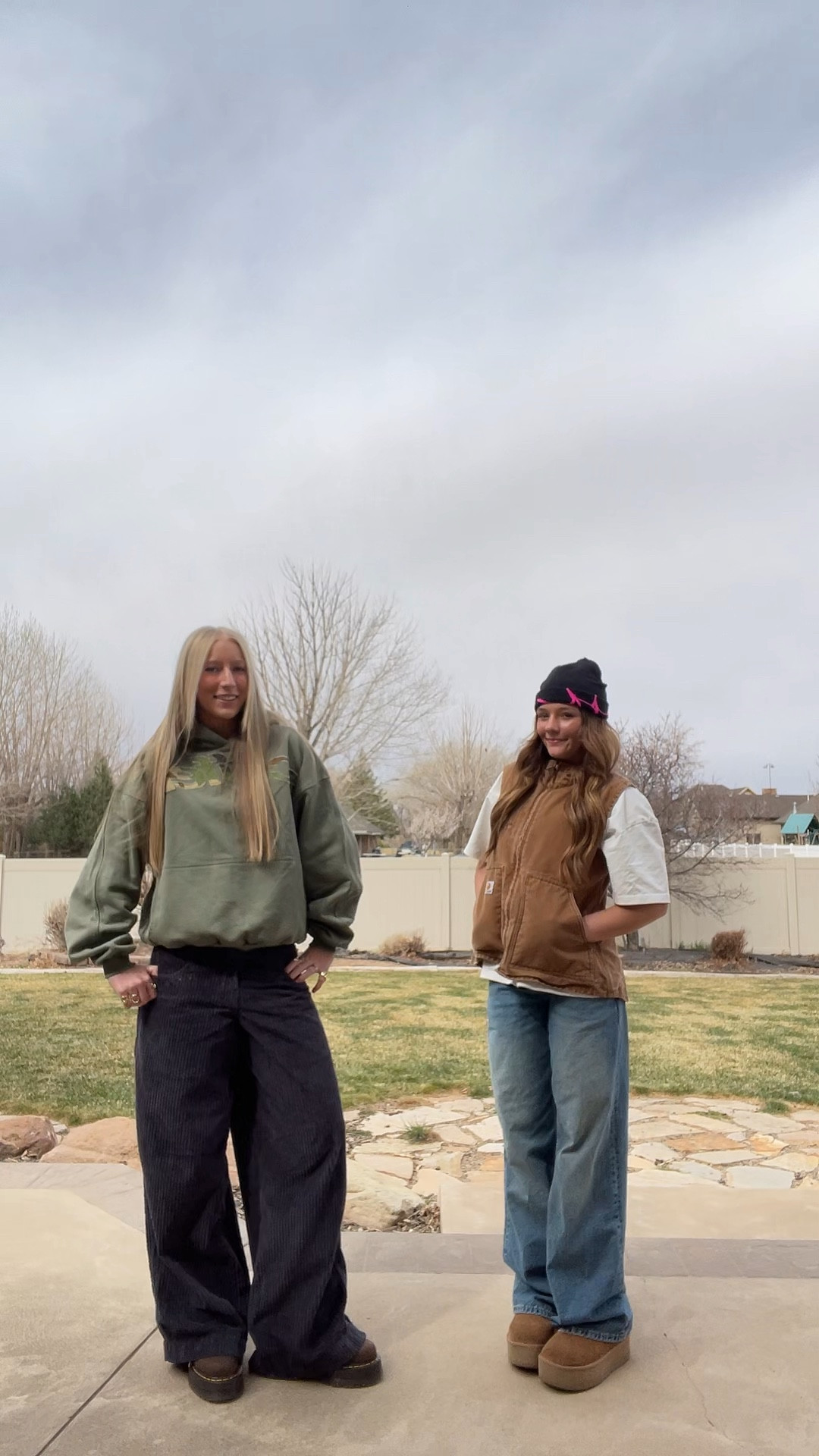 hoodie-scuffers, black pants-jnco, beanie-shein 