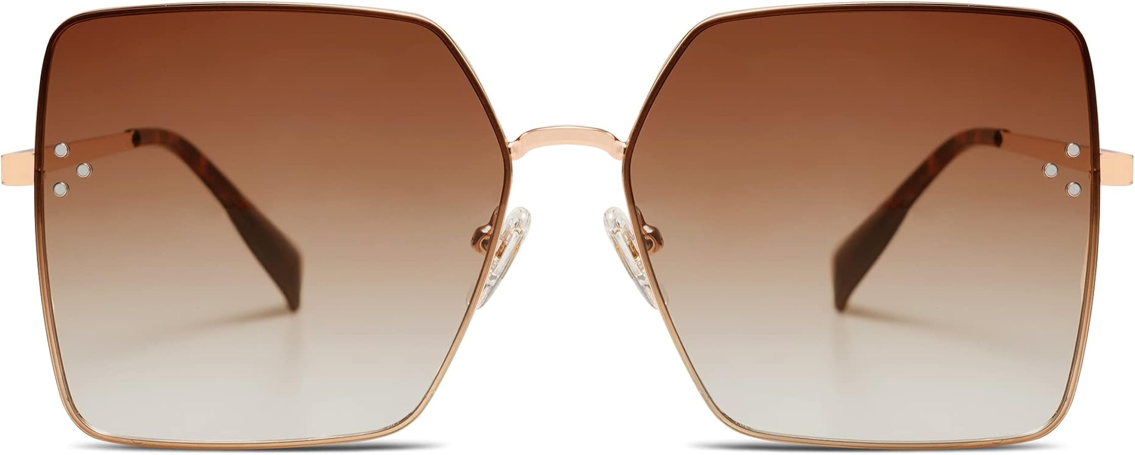 SOJOS Trendy Square Sunglasses Womens Big Oversized Designer Style UV Protection Sunnies Shades S... | Amazon (US)