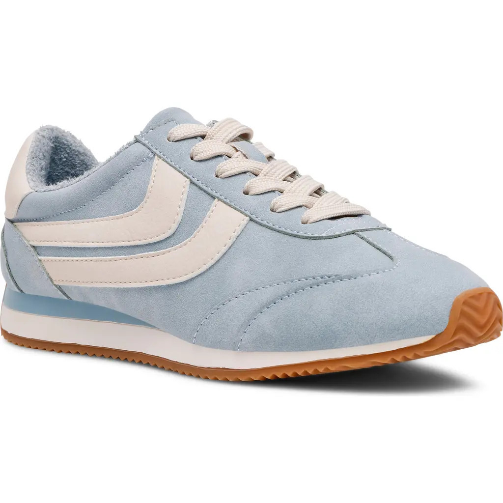 DV by Dolce Vita Hype Faux Shearling Lined Sneaker in Blue at Nordstrom Rack, Size 9.5 | Nordstrom Rack