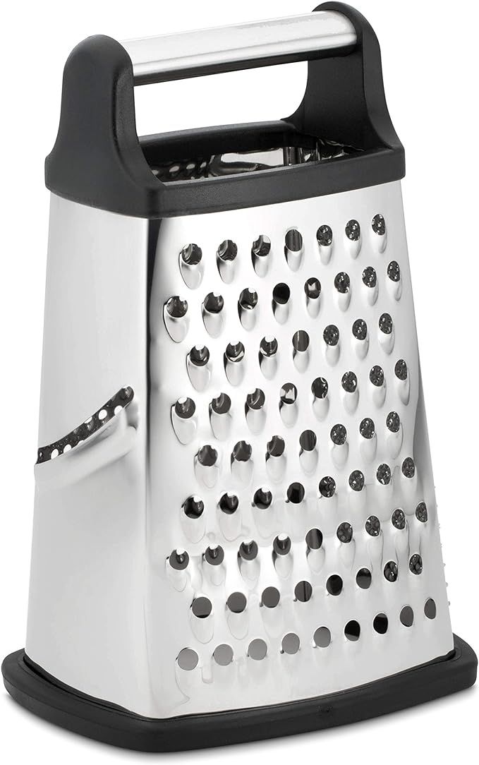 Professional Box Grater, Stainless Steel with 4 Sides, Best for Parmesan Cheese, Vegetables, Ging... | Amazon (US)
