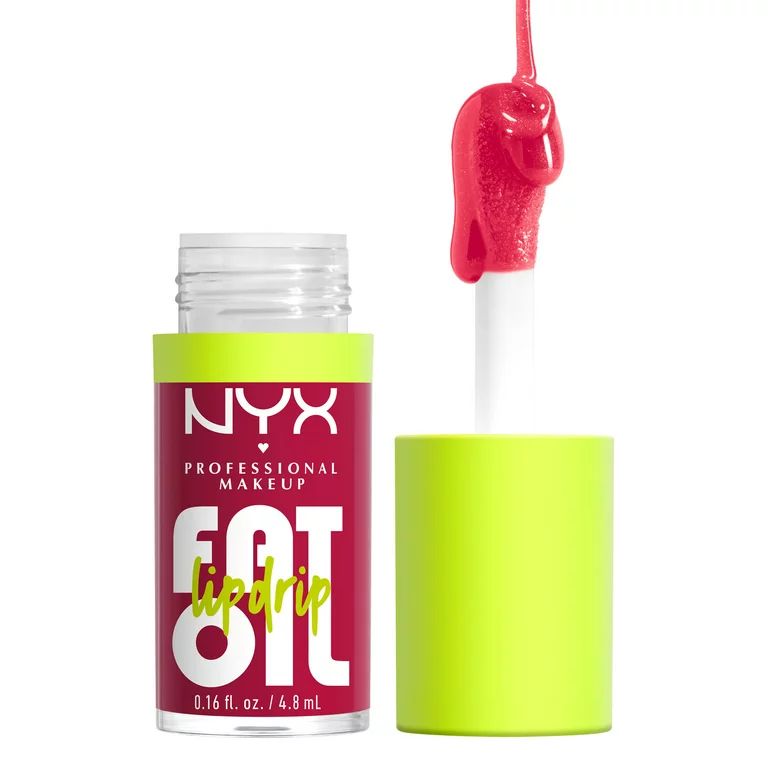 NYX Professional Makeup Fat Oil Lip Drip Hydrating Lip Gloss, Newsfeed | Walmart (US)