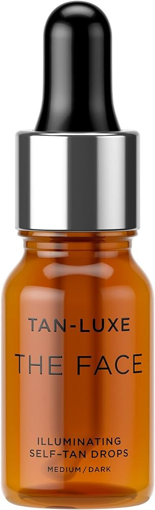 Tan Luxe THE FACE Self Tan Drops, Medium/Dark (10 ml) Add Tanning Drops to Skin Care for Custom F... | Amazon (US)