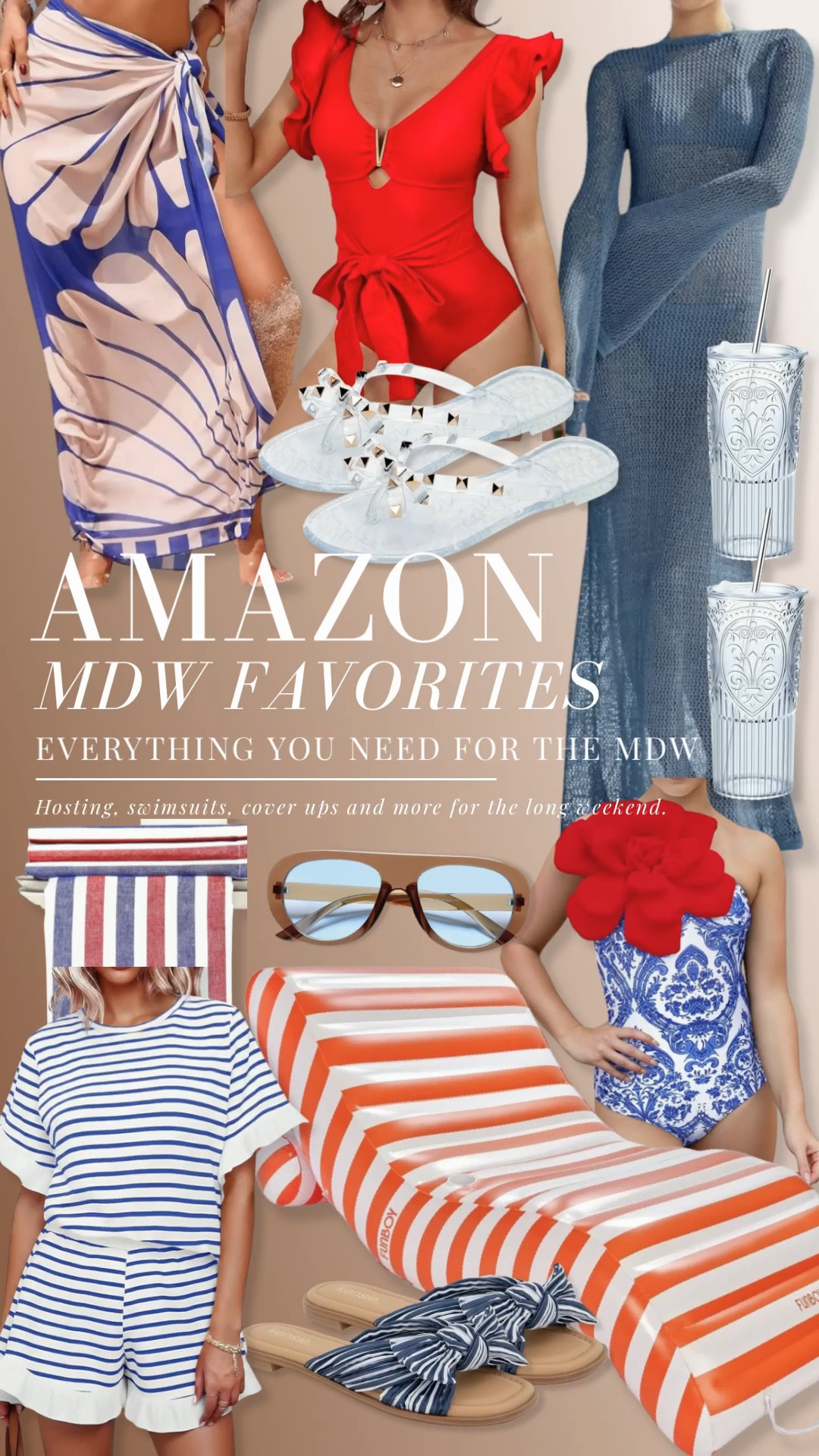 Amazon Memorial Day weekend favorites ❤️🤍💙✨

Just a few of the things I’m loving right now — easy outfits, hosting finds, and all the little pieces that make the long weekend feel extra fun 🙌🏼

Perfect for relaxing, entertaining, and soaking up summer ☀️ everything is linked on my LTK!

amazon finds, memorial day weekend, summer outfits, hosting essentials, patio decor, vacation outfits, casual style, spring outfits 2026

#LTKSwim #LTKSeasonal