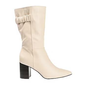 Journee Collection Womens Jc Wilo-Wc Wide Calf Stacked Heel Riding Boots | JCPenney