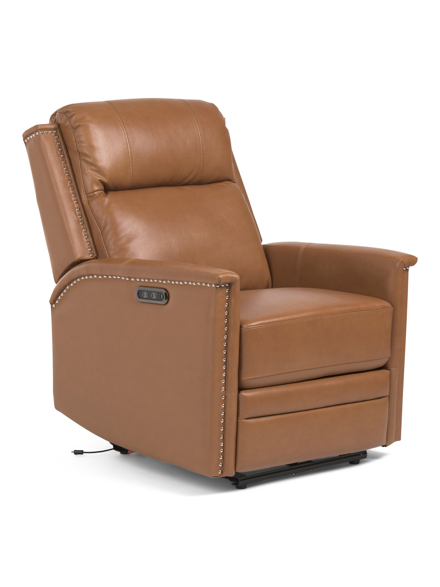 29x31 Genuine Leather Recliner Accent Chair | TJ Maxx
