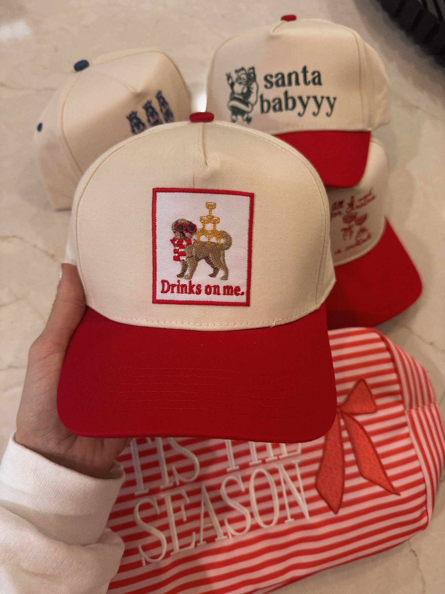 THE GOLDEN RETRIEVER✨🙈🎅🏻 some new trucker hats from Kenz Kustomz! So many cute holiday arrivals! Code HOLLEYG saves you on her site 😍

Christmas / hats / for her / gift idea / the bar / Holley Gabrielle / seasonal / small shop 

#LTKFindsUnder50 #LTKSeasonal #LTKHoliday