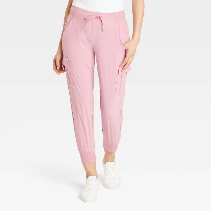 Women's Stretch Woven Tapered Cargo Pants - All in Motion™ | Target