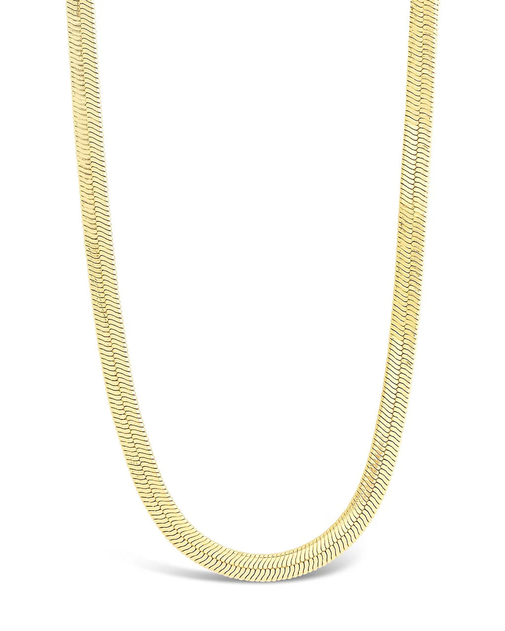 Silver Herringbone Chain Necklace | Sterling Forever | Sterling Forever