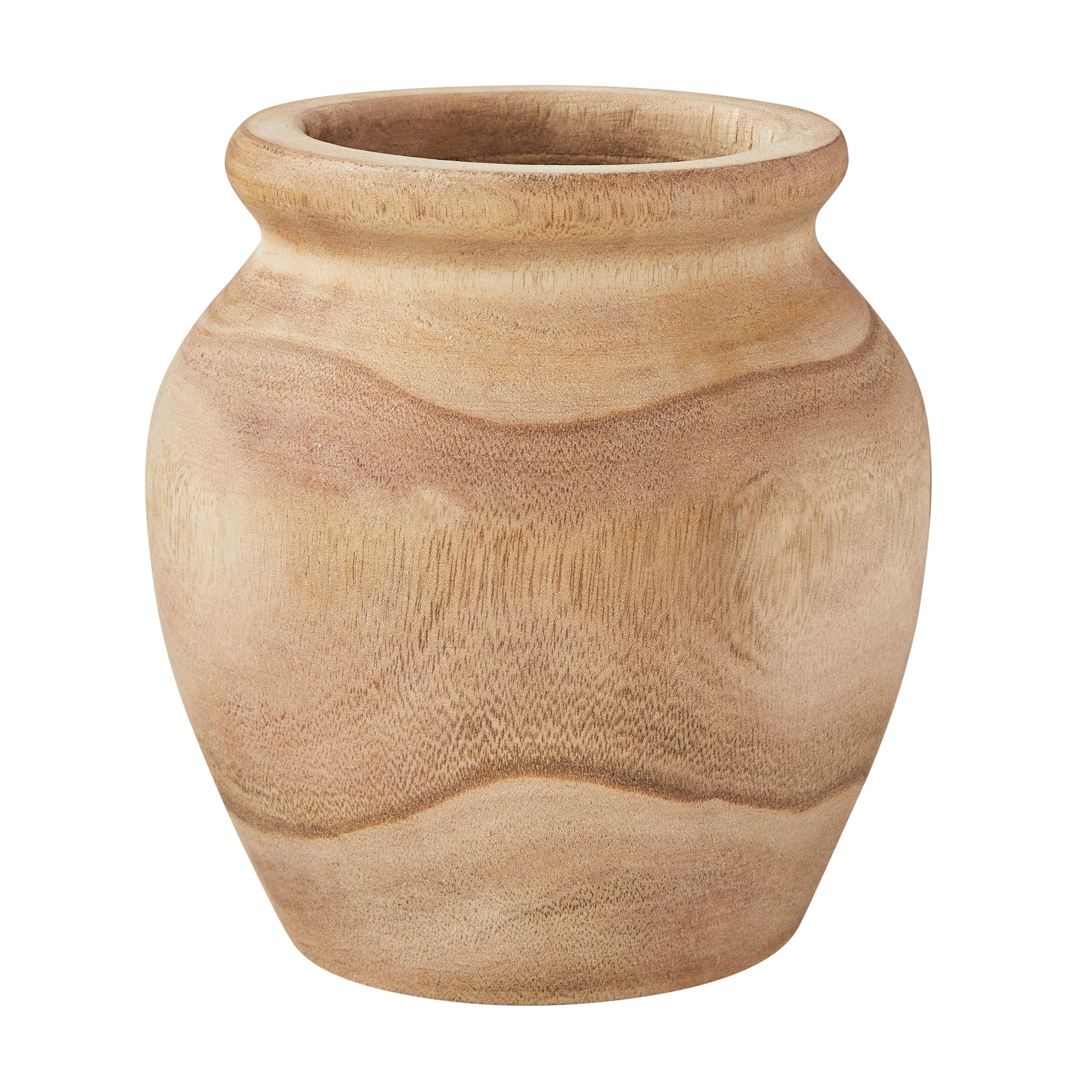 Better Homes & Gardens 7" Natural Wood Vase by Dave & Jenny Marrs | Walmart (US)