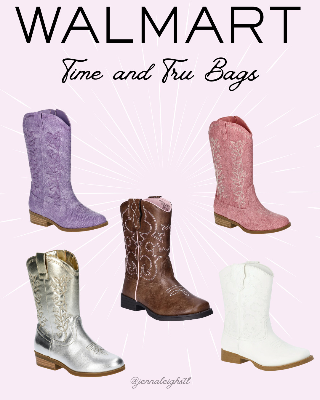 Walmart has little and big girls cowboy boots on clearance right now. Such a cute deal with lots of color options. 

 #LTKGiftGuide #LTKSaleAlert #LTKKids