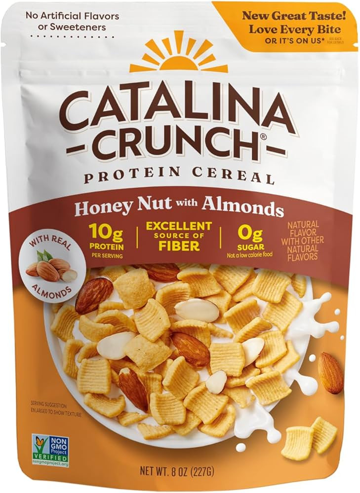 Catalina Crunch Protein Cereal - Breakfast Cereal with 10g of Protein, No Added Sugar - Gluten Fr... | Amazon (US)