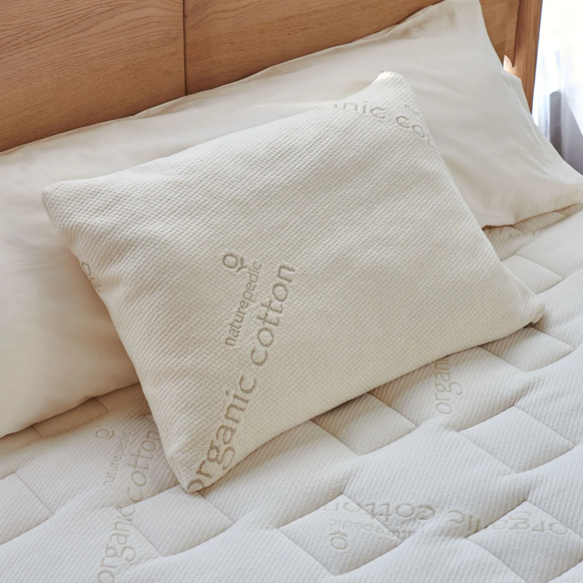 PLA Pillow With Organic Cotton Fabric | Naturepedic