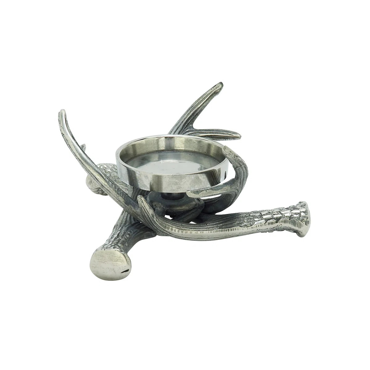 Aluminum Metal Antler Decorative Candle Holder | Wayfair North America