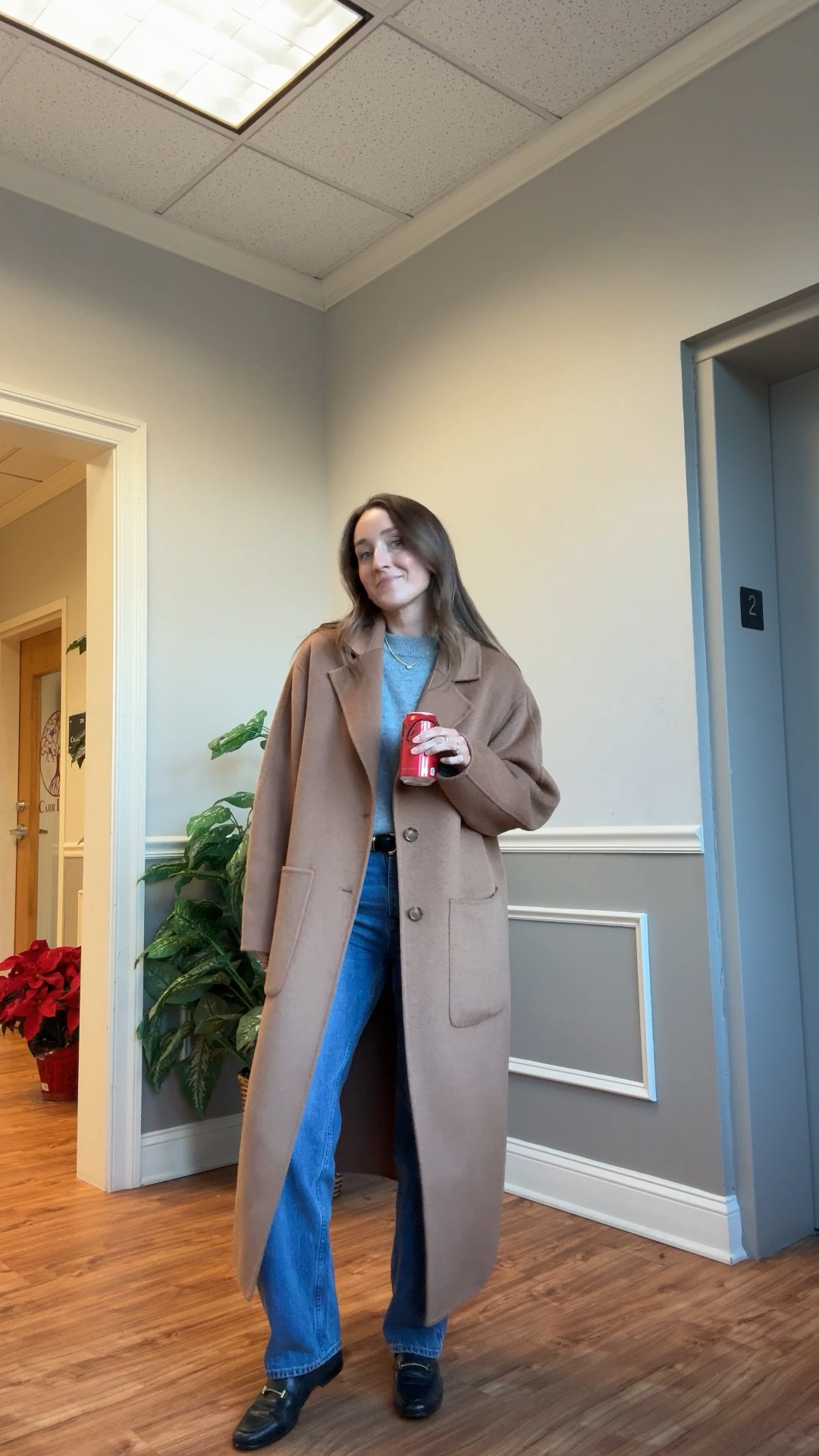 A classic look for an in-office day