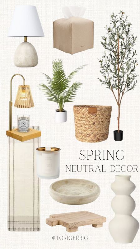 Neutral spring decor for your home! 

Spring decor, neutral home decor, neutral home finds, candle warmer, faux greenery, faux plants, neutral runner neutral vases, home finds  

#LTKfindsunder100 #LTKhome