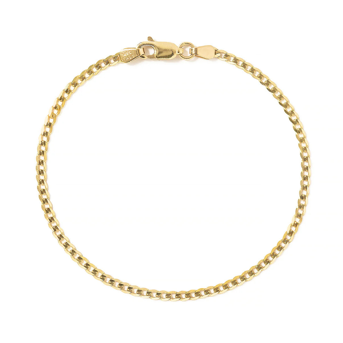 Thin Cuban Chain Bracelet | AMY O