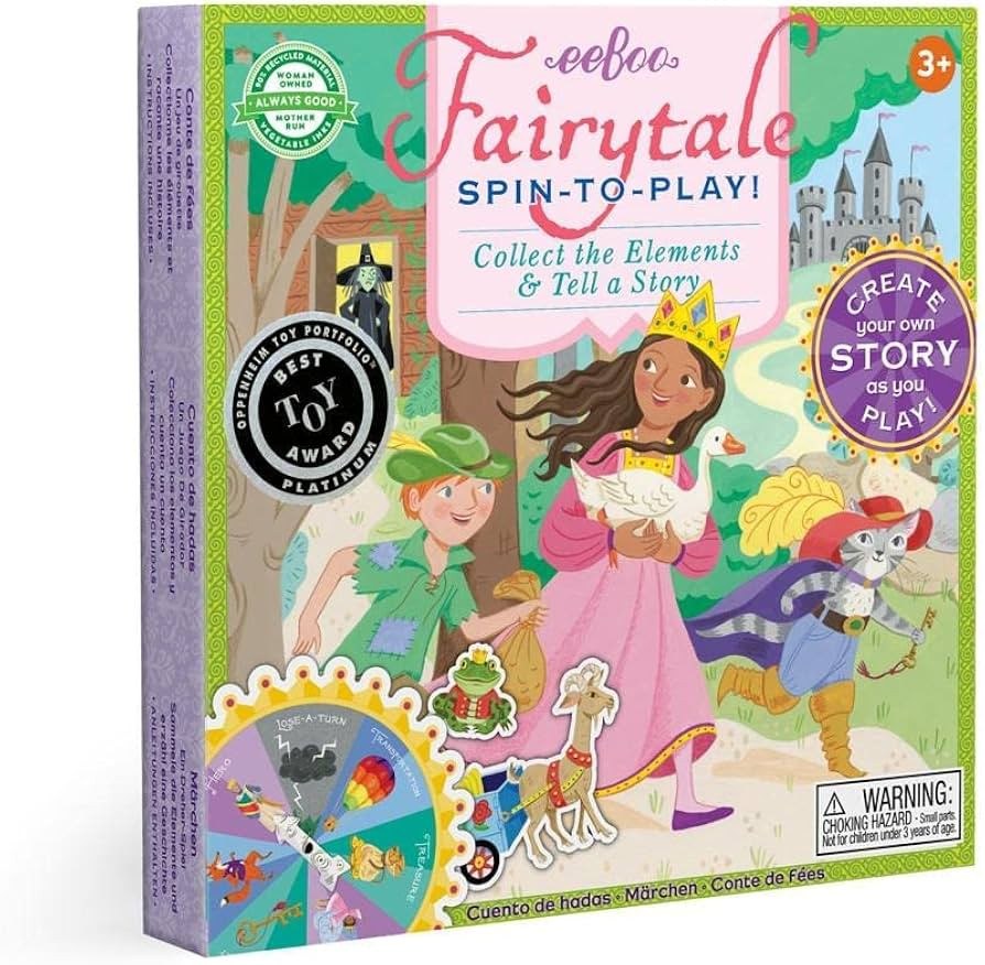 eeBoo: Fairytale Spinner, Collect The Elements & Tell a Story, Create Your Own Story as You Play,... | Amazon (US)