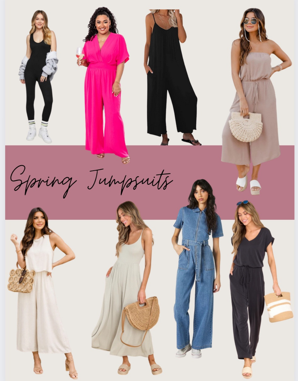 Some super cute jumpsuits for spring and summer! 

Jumpsuits/teacher outfits/amazon fashion/Easter/vacation/



#LTKworkwear #LTKtravel #LTKunder100