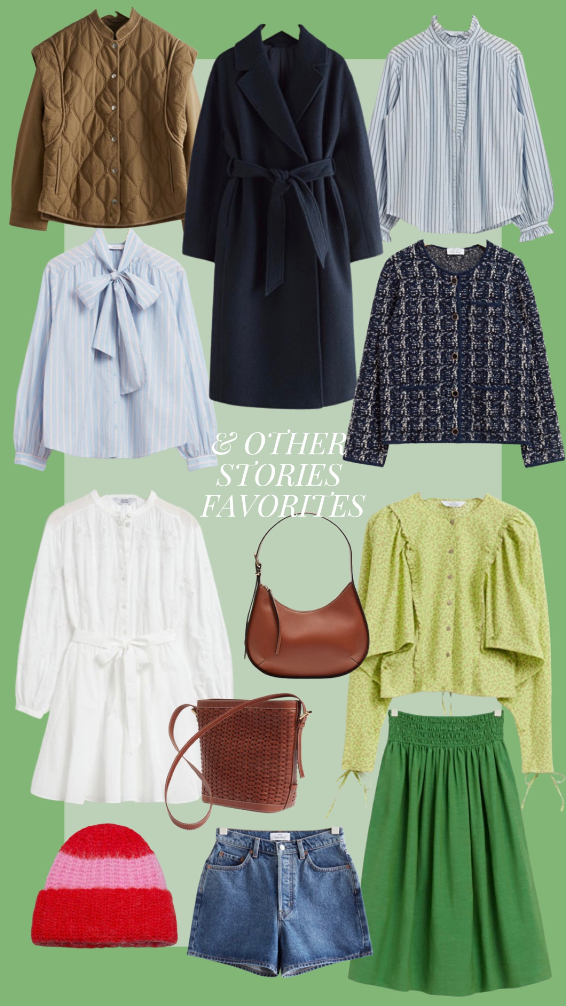 & Other stories is one of my favorite stores everrrr! Always have such high quality basic but also some unique and fun pieces. Loving all of their jackets right now the most!

// winter workwear, spring transitional pieces, classic style, coastal granddaughter style, girly style

#LTKSeasonal #LTKfindsunder100 #LTKworkwear