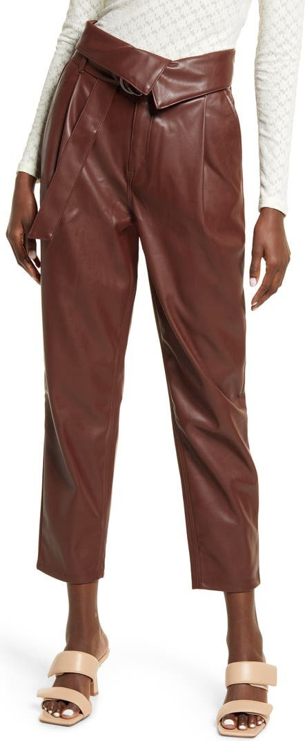 Faux Leather Trousers | Nordstrom | Nordstrom