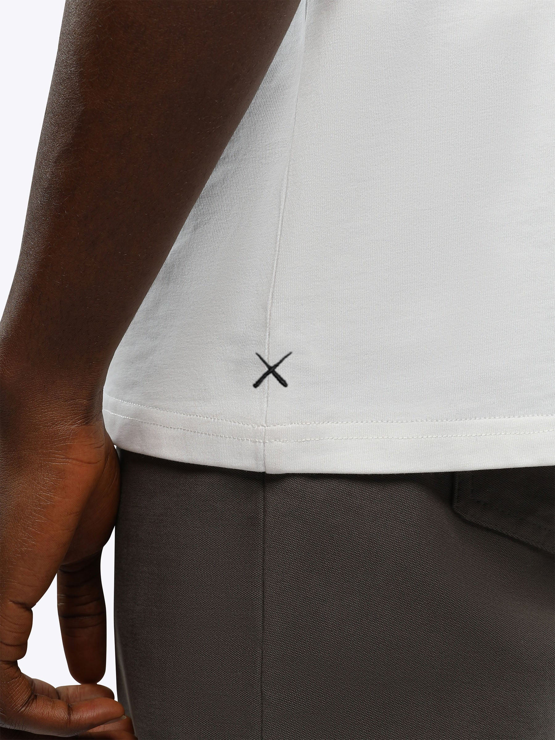 Overtime Oversized Tee | White Relaxed-Fit | Cuts Clothing Inc.