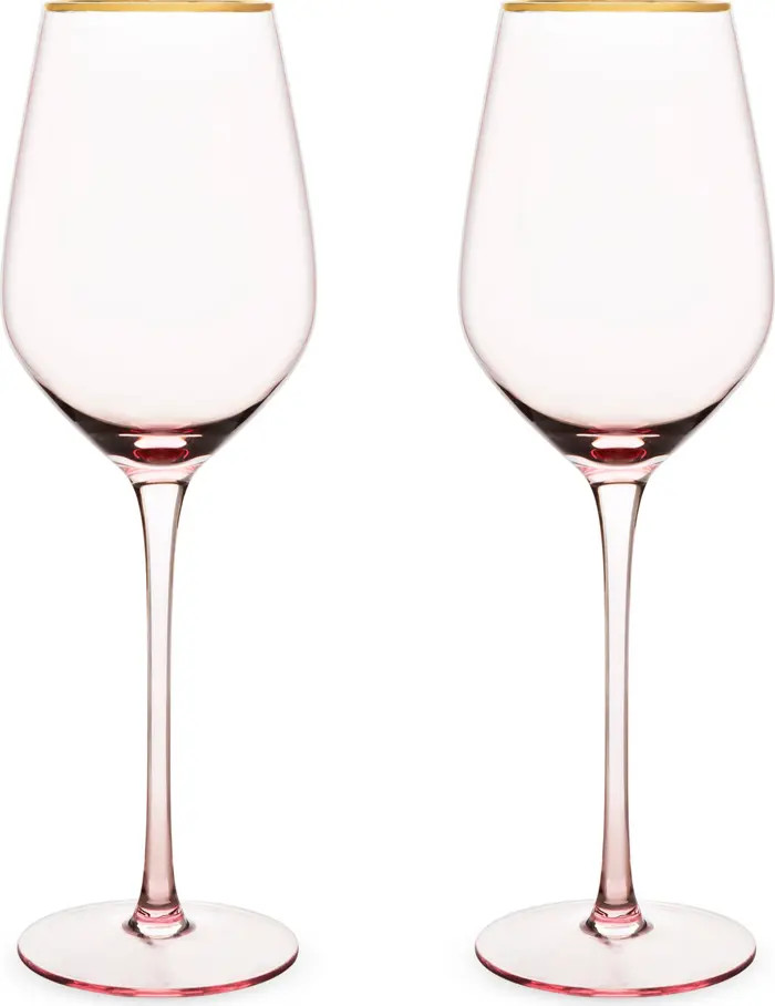 Rose Crystal White Wine Glasses Set of 2 | Nordstrom
