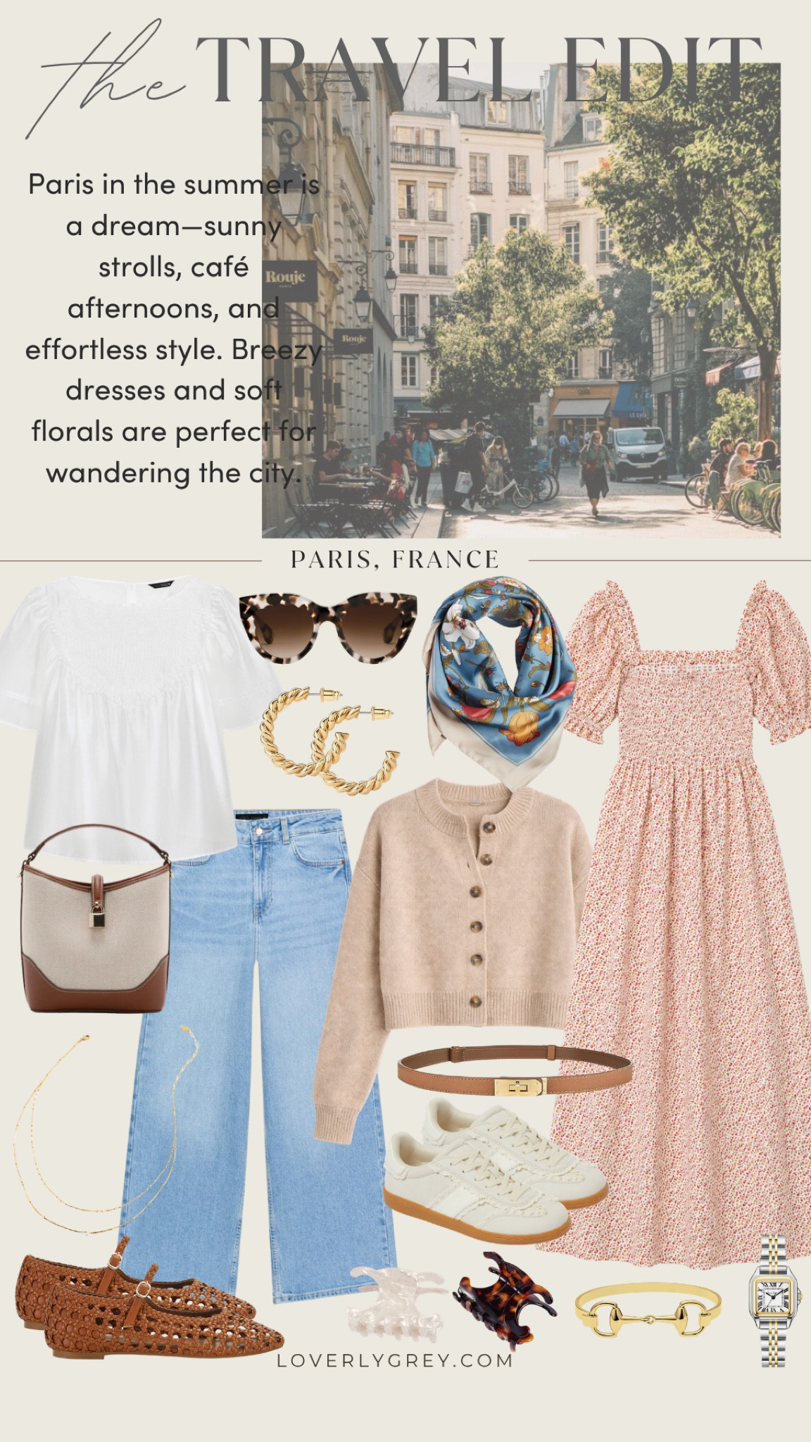 I know France in the summer must be so dreamy! 😍 Love the color palette of these pieces!

Loverly Grey, France, summer outfit, Paris outfits, France outfits 

#LTKSeasonal