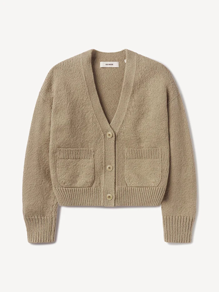 Soft Spun Cotton Boxy Cardigan | Buck Mason