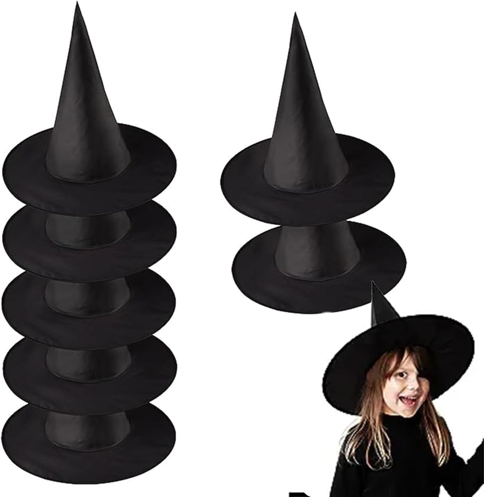 Witch Hats Decorations, Hanging Witch Hats, Halloween Witch Hats Decorations, Halloween Black Wit... | Amazon (US)