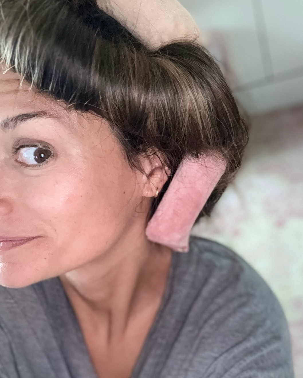 Love these rods for heatless wavy hair @walmart #walmartpartner #walmartstyle @walmartstyle