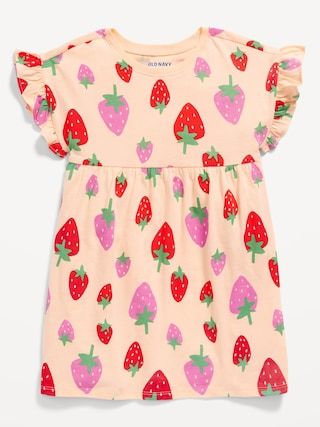 Printed Fit & Flare Dress for Toddler Girls | Old Navy (US)