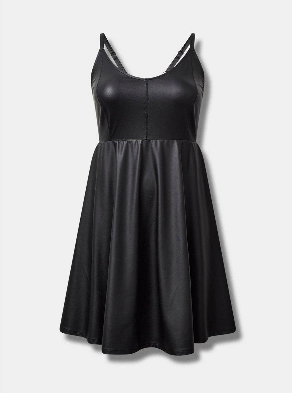 At The Knee PU Cami Dress | Torrid (US & Canada)