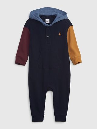 Baby Colorblock Footless One-Piece | Gap (US)