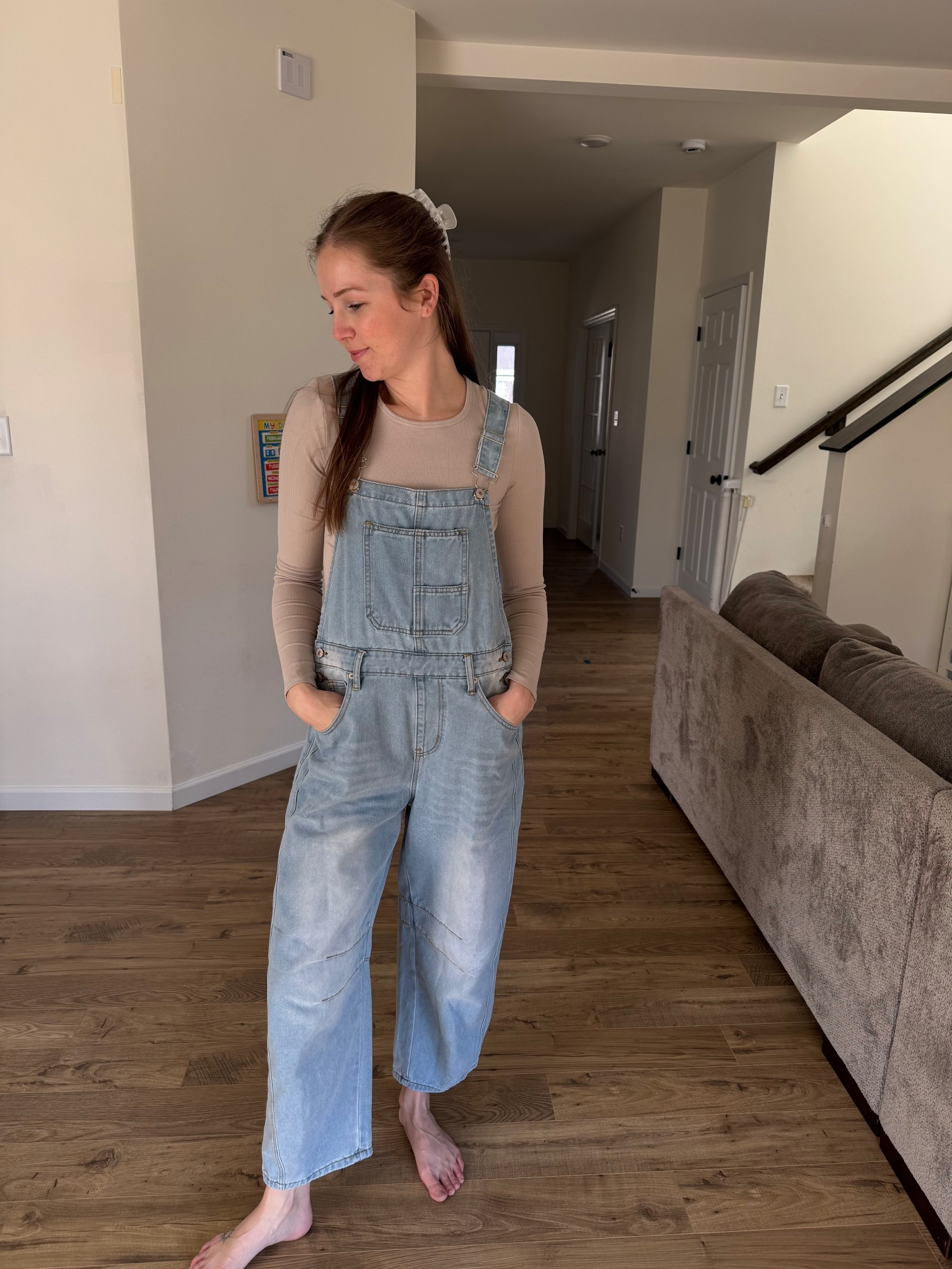100% cotton barrel leg overalls. Perfect spring outfit! 

Mom outfit, spring outfit, momootd

#LTKmomlife #LTKootd #LTKSpringSale