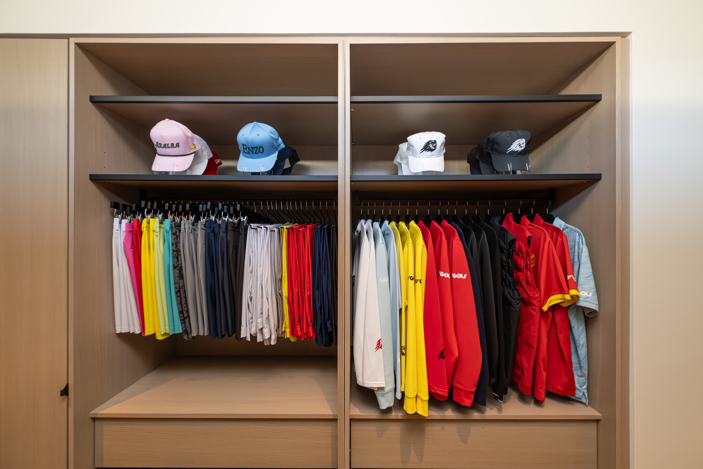 A life in constant motion demands structure that moves just as seamlessly. 

For @thesergiogarcia, the calendar is layered — tournaments, appearances, time between properties, and meaningful moments at home with his family in between. The pace is steady. The expectations high.

Home is his base. ✨

His closet was designed to reflect that rhythm — defined categories, streamlined golf attire, consolidated travel essentials, and accessories intentionally displayed. Nothing excessive. Nothing competing for attention. Every element placed with clarity and purpose.

Thoughtfully designed by the Graceful Spaces team to support performance, precision, and the quiet confidence of a space that simply works.



#sergiogarcia #closetorganization #luxuryhomes #austin #golflifestyle

#LTKMens #LTKHome

#LTKMens #LTKHome