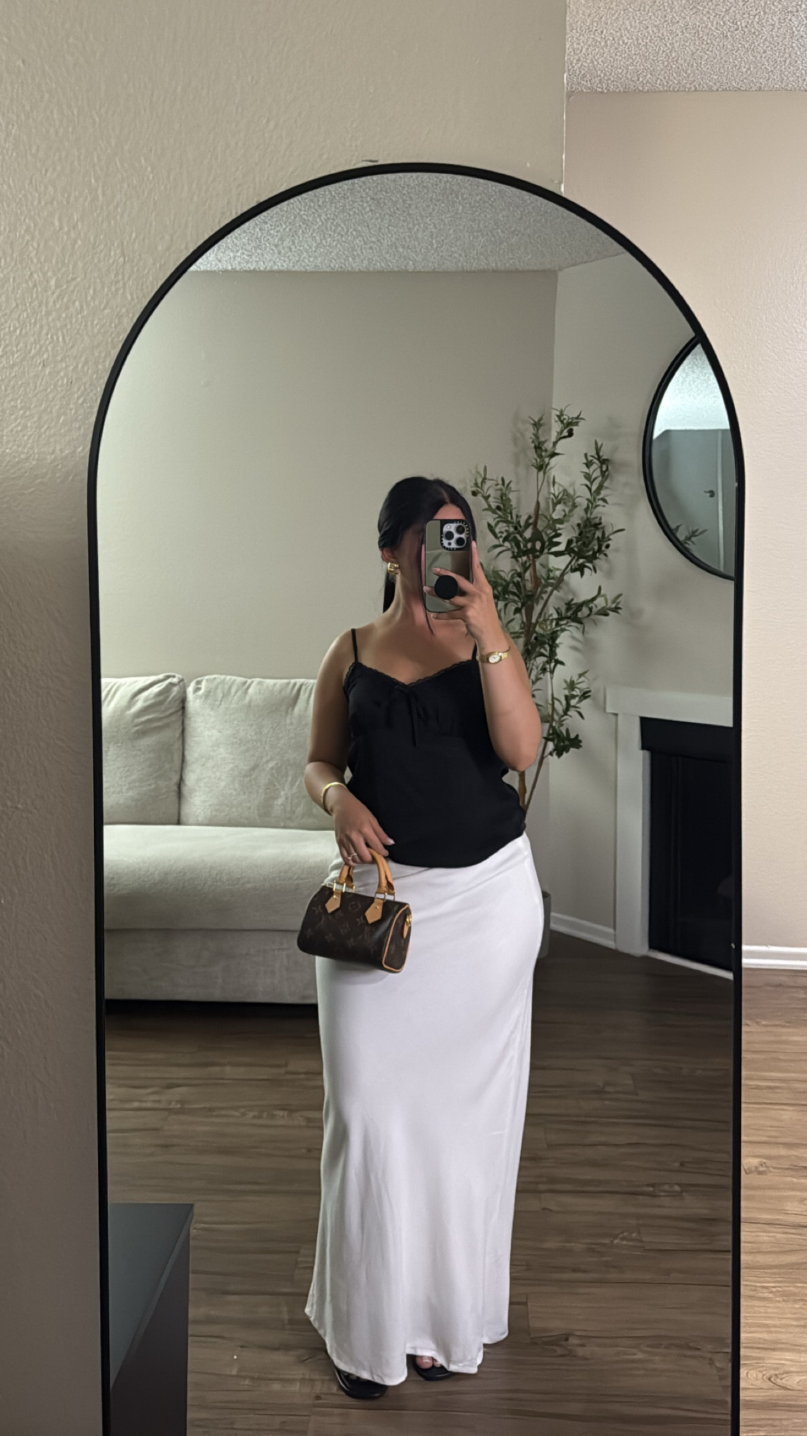 wearing a size 4 in skirt, it does run super long, for my short girls definitely needs to be hemmed, top was originally forever 21 but I have linked a similar one 🤍

#LTKFindsUnder50 #LTKPetite #LTKStyleTip